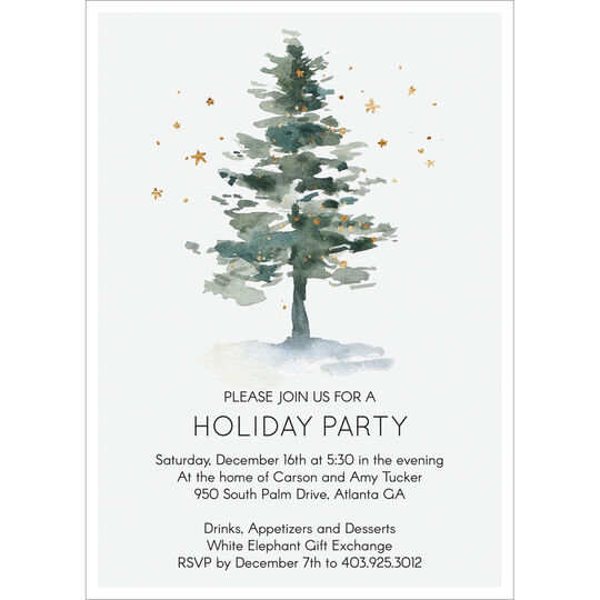 Winter Tree Invitations